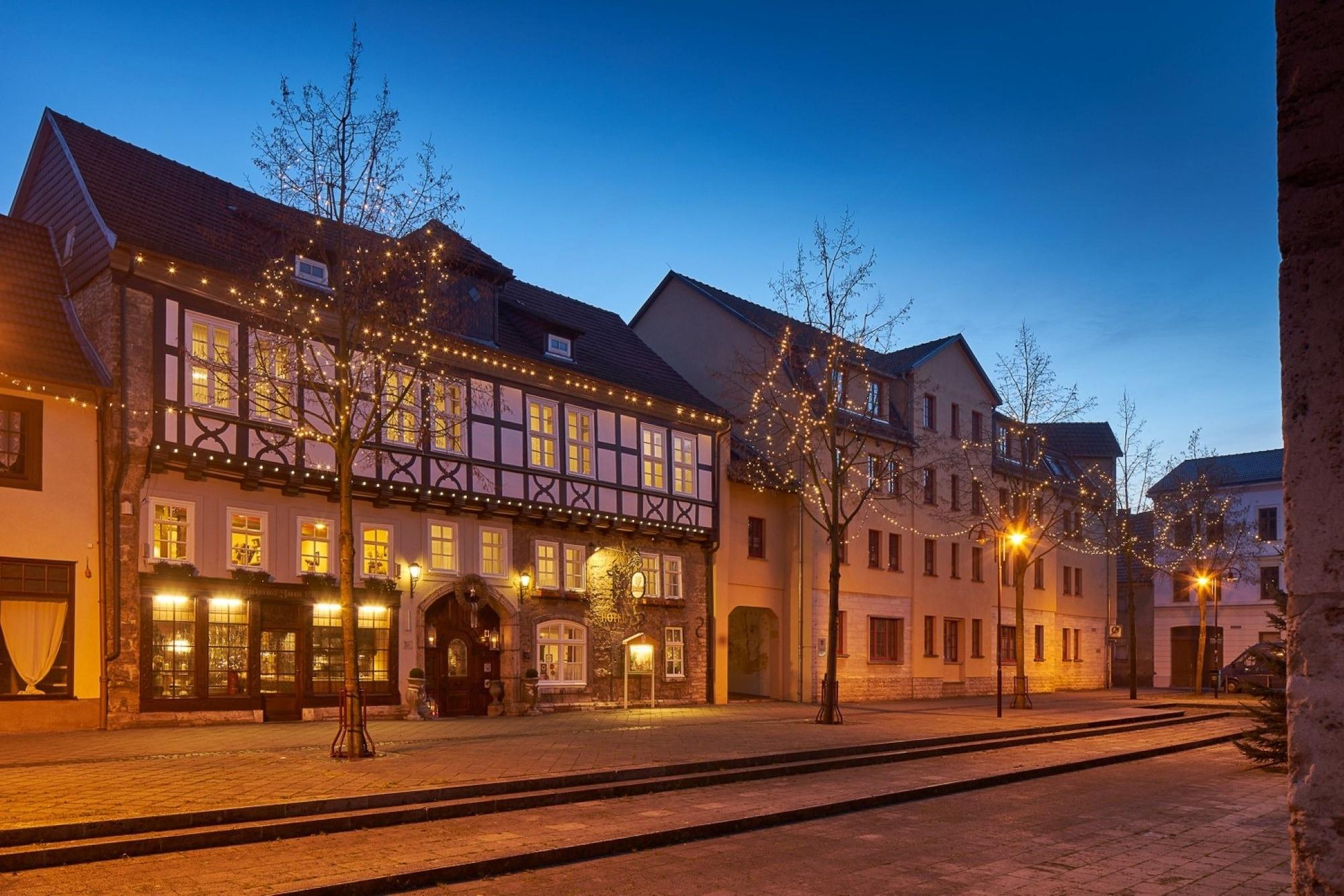 Готель Brauhaus Zum Loewen Мюльгаузен Екстер'єр фото