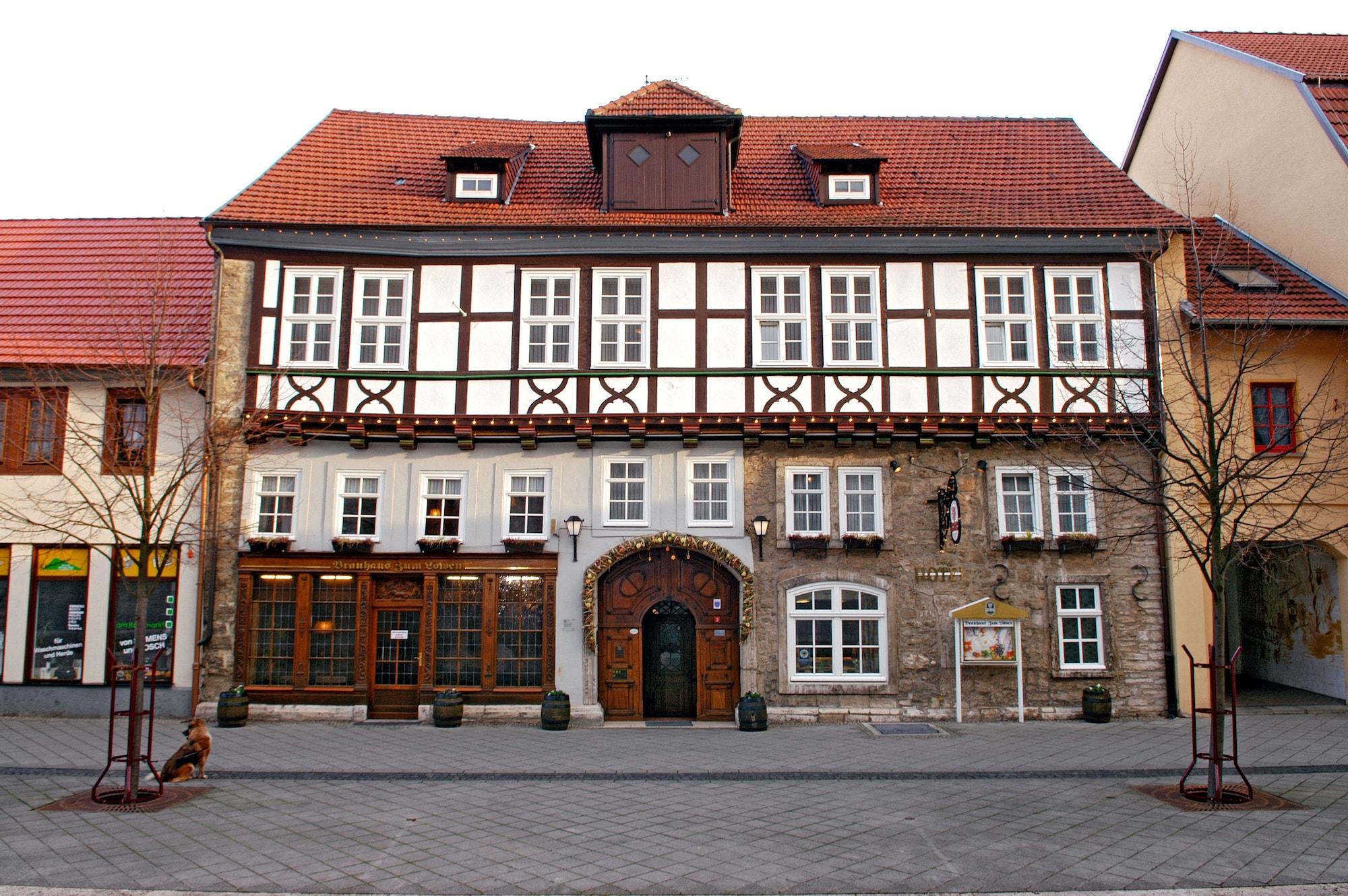 Готель Brauhaus Zum Loewen Мюльгаузен Екстер'єр фото