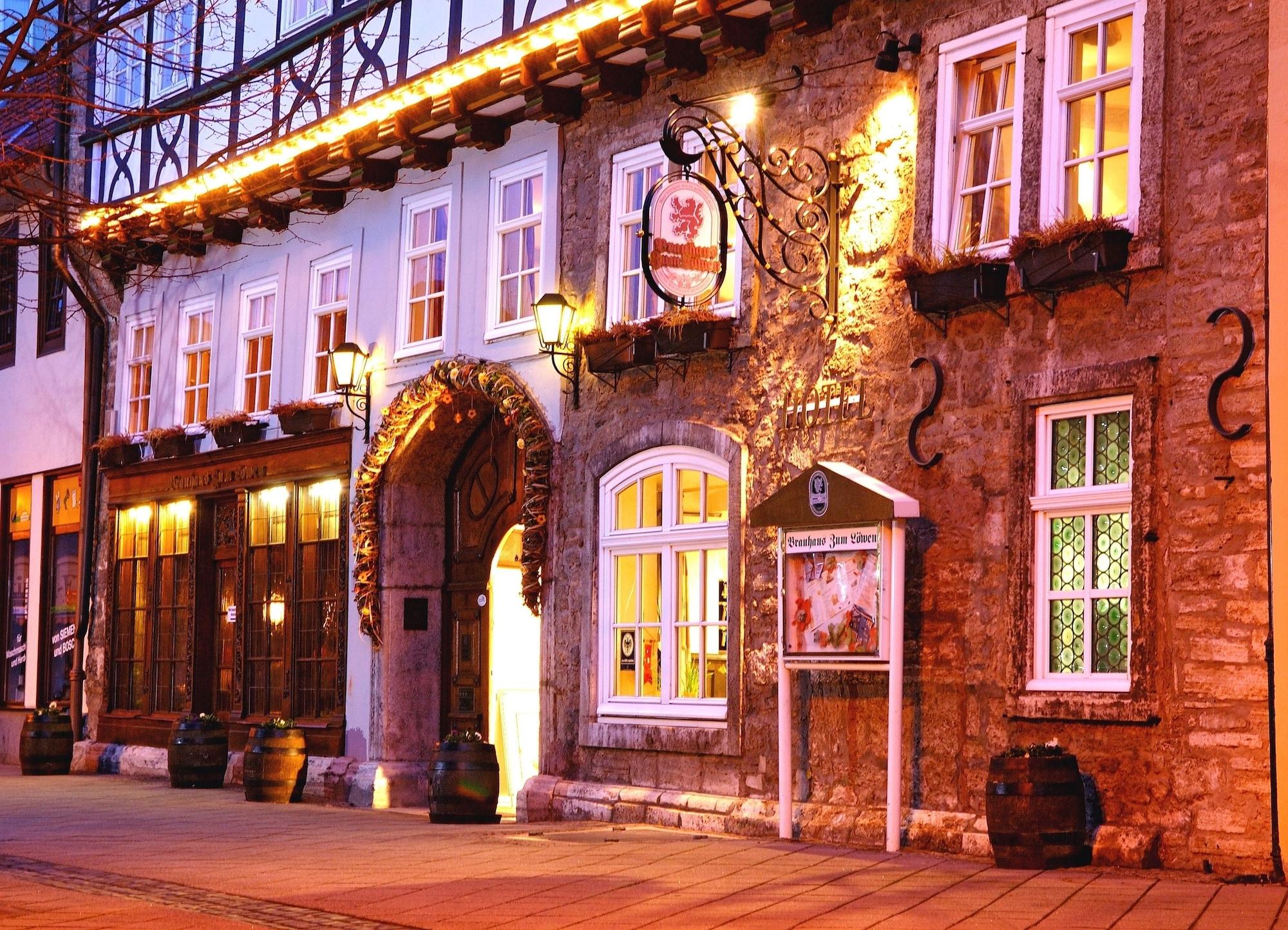Готель Brauhaus Zum Loewen Мюльгаузен Екстер'єр фото