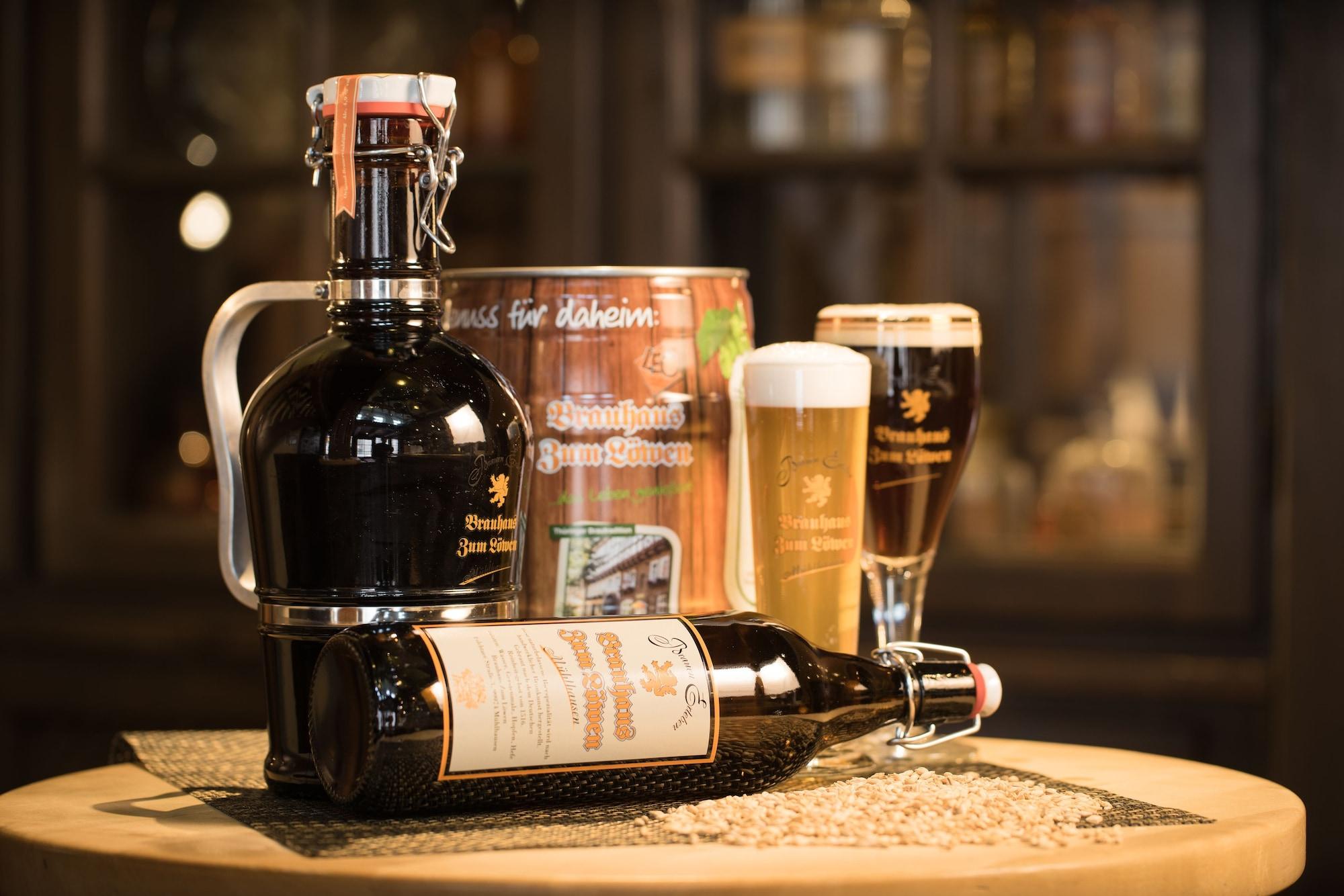 Готель Brauhaus Zum Loewen Мюльгаузен Екстер'єр фото
