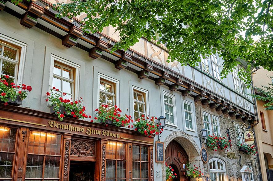 Готель Brauhaus Zum Loewen Мюльгаузен Екстер'єр фото