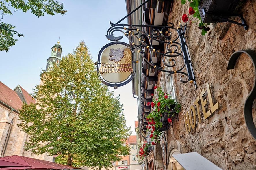 Готель Brauhaus Zum Loewen Мюльгаузен Екстер'єр фото